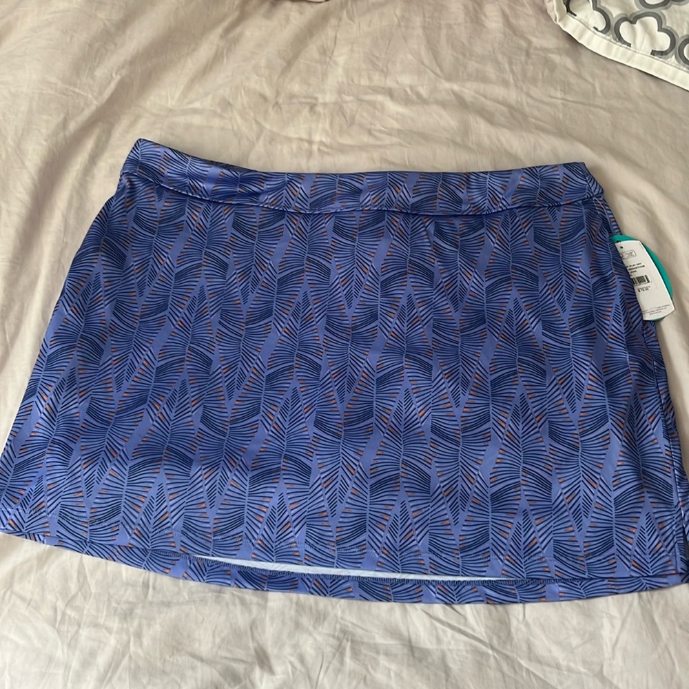 Greg Norman Ladies Play Dry Golf Skirt / Skort Purple XL NWT